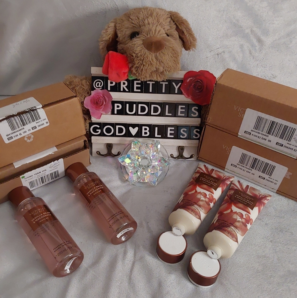 🤎 2pc Vanilla Bean & Macadamia Indulge Mist & Lotion Set 🤎 - Picture 3 of 10